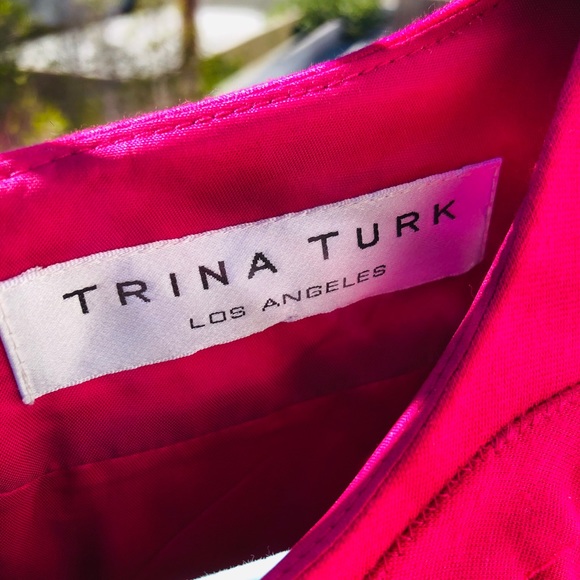 Trina Turk Rosette Mid-Length Dress - Picture 4 of 11
